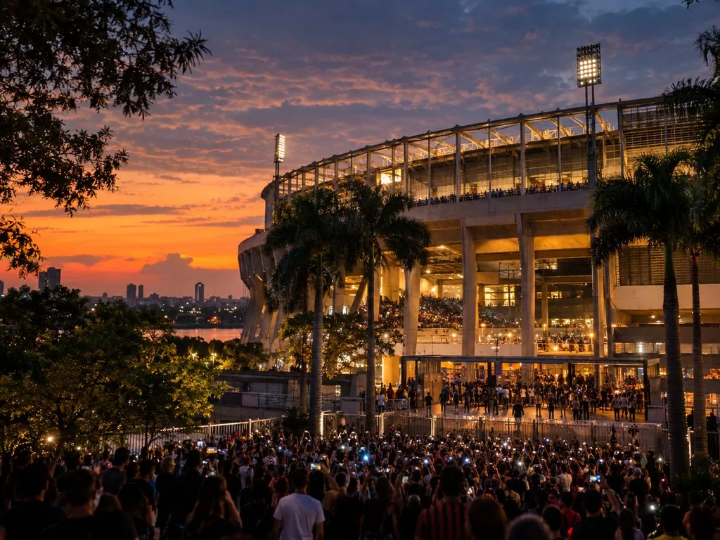 Ed Sheeran concert at Estadio Nueva Olla