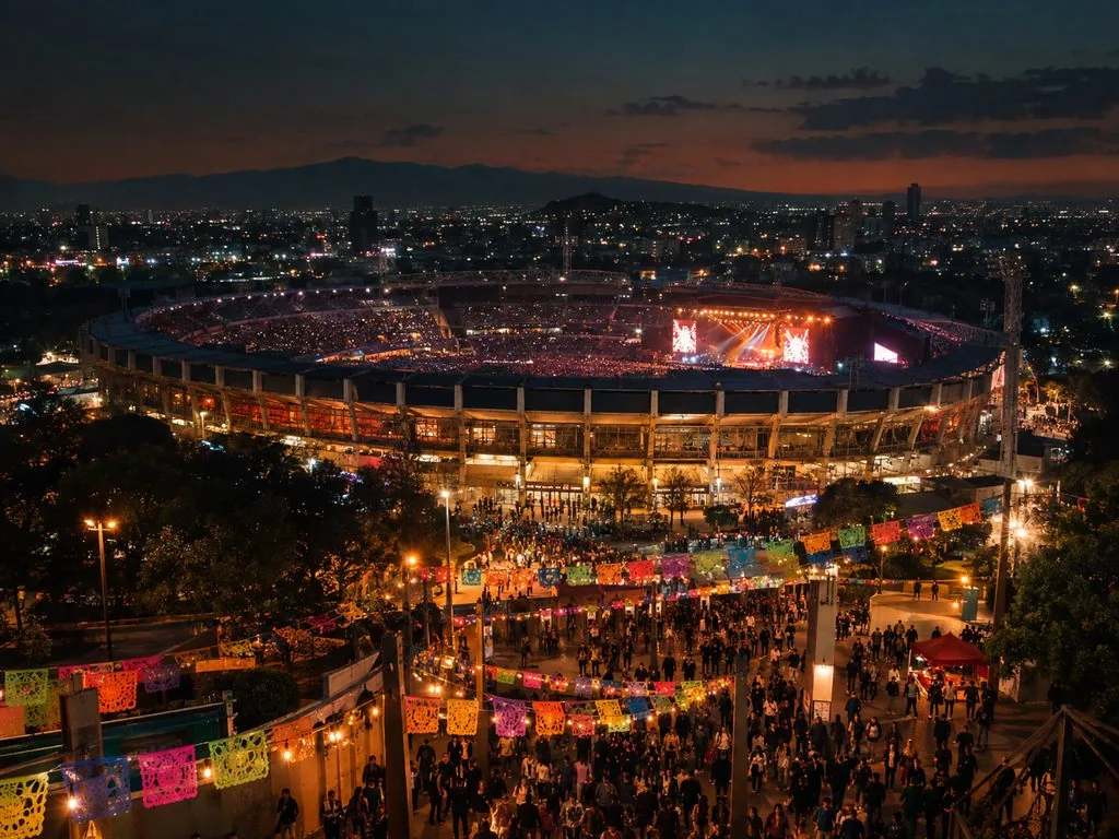 Ed Sheeran concert at Estadio Ciudad de los Deportes