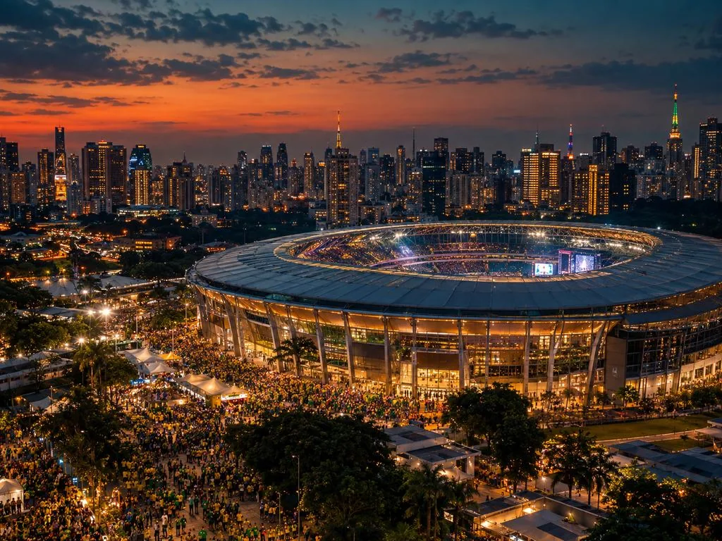 Ed Sheeran concert at Nubank Parque